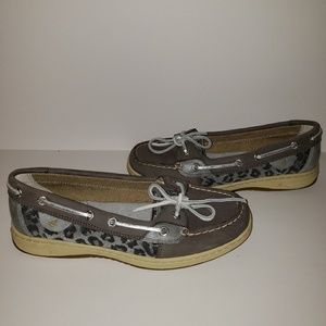 Sperry Leopard Boat Shoes